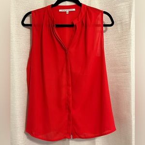 Collective Concepts Button Up Sleeveless Blouse.